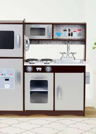Дерев'яна дитяча кухня ecotoys 7266
