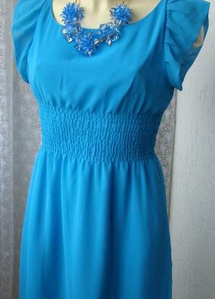 Платье летнее голубое sisters point р.42-44 6629