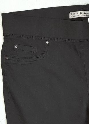 🎁1+1=3** базовые черные зауженные джинсы джеггинсы denim co, размер 46 - 484 фото