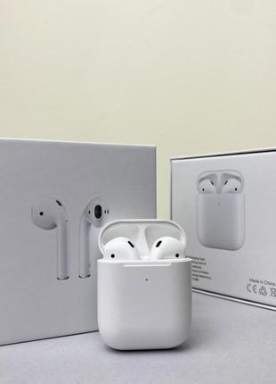 Бездротові навушники airpods 2 lux (білий) not logo
