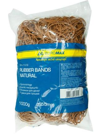 Резинки для денег buromax natural 1000 г (bm.5509)