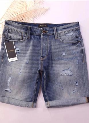 Джинсовые шорты датского бренда jack &jones