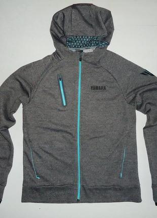 Мотокофта  yamaha hyper naked mt hoodie zip grey 2022г (m)