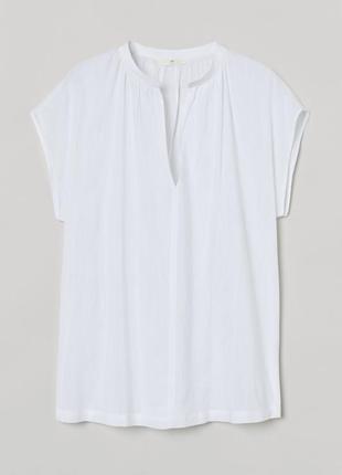 Бавовняна блуза класична хлопковая блуза блузка классическая з прошвою