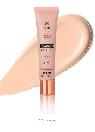 Вв крем, тональна основа bogeniа angelic 5 в 1 spf 20