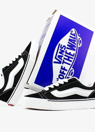 Чоловічі кросівки vans knu skool "black /white"