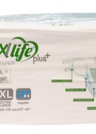 Підгузки для дорослих flexi life plus xl (120-170 см) 30 шт