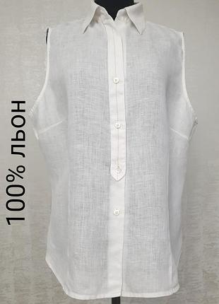 Marco pecci (madeleine) стильная льняная блуза