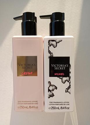 Victoria's secret crush fine + wicked fine набір із двох лосьйонів люкс серія вікторія сикрет