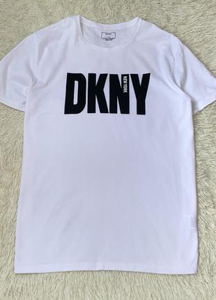 Футболка чоловіча dkny біла l розмір