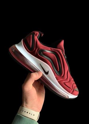 Кроссовки мужские nike air max 720 burgundy &amp; white