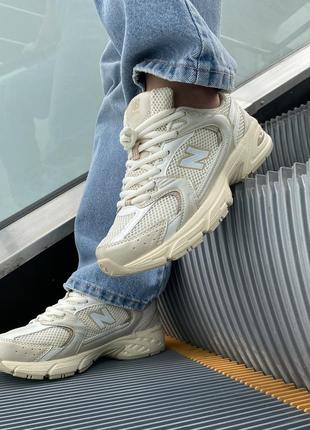 New balance 530 beige angora5 фото