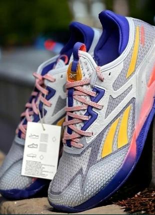 Кроссовки reebok nano x2 t a sn99 greyунисекс. (размер 37,5-24см и 35-22см)