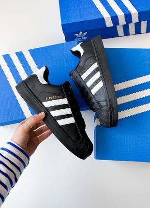 Кросівки adidas superstar black