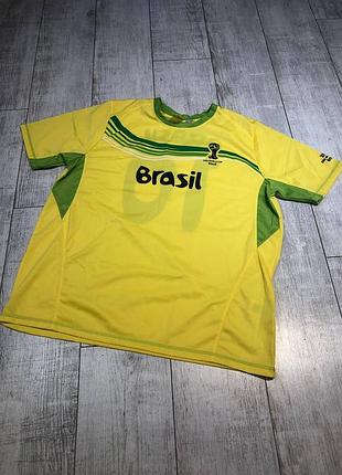 Футболка футбольная brasil adidas