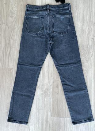 Джинсы мом mom slim mango черные3 фото