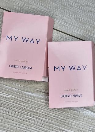 Пробник парфумованої води giorgio armani my way intense