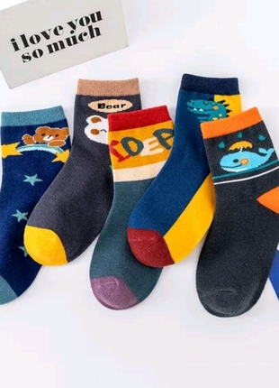 Дитячі шкарпетки на хлопчика 4 - 8 років