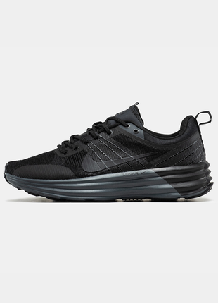 Кросівки чоловічі текстильні літні nike lunar roam black