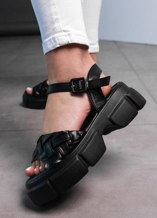 Женские сандалии fashion bailey 3632 36 размер 23,5 см черный8 фото
