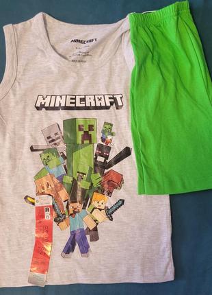 Пижама primark minecraft 122 см