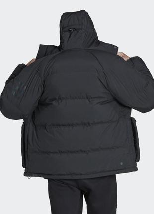 Чоловіча пухова куртка adidas з капюшоном utilitas hg85813 фото