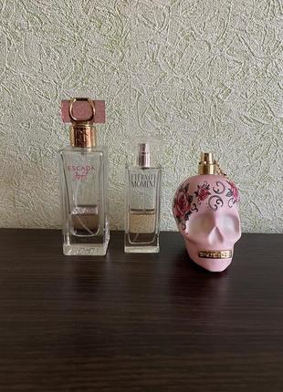 Лот духи парфюм парфюмированная вода туалетная оригинал calvin klein moment escada joyful police to be  tattooart
