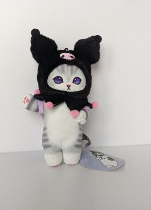Брелок kuromi підвіска котик куромі м'яка іграшка