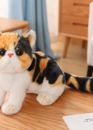 Іграшка кіт як справжній. плюшевий кіт 38 см