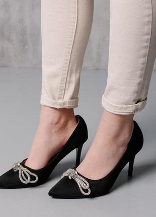 Женские туфли fashion chui 3984 38 размер 24,5 см черный