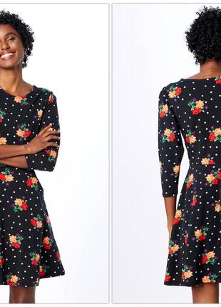 Новое брендовое платье "dorothy perkins" с цветочным принтом. размер uk8/eur36.4 фото