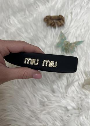 Обруч miu miu