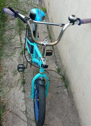 Велосипед детский двух колесный б у ,есть ржавчина5 фото