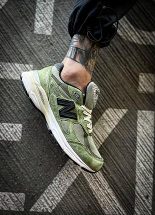 Чоловічі кросівки new balance 990v3 jjjjound green 41-42-44