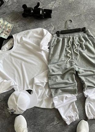 Комфортний костюм овесайз, футболка і штани