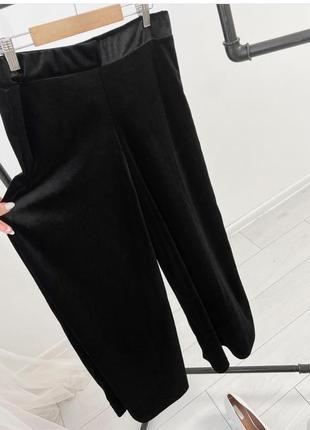 Велюровые брюки wide-leg2 фото