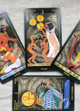 Гадальні карти таро нефертарі nefertari tarot єгипетське таро колода ворожильних карт8 фото