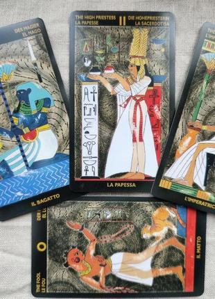 Гадальні карти таро нефертарі nefertari tarot єгипетське таро колода ворожильних карт3 фото