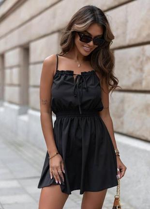 Невероятное легкое и приятное к телу платье черный