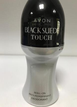 Avon black suede touch дезодорант-антиперспірант кульковий для чоловіків 50мл