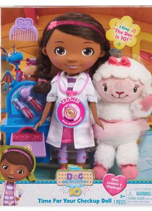 Игровой набор кукла доктор плюшева с аксессуарами doc mcstuffins