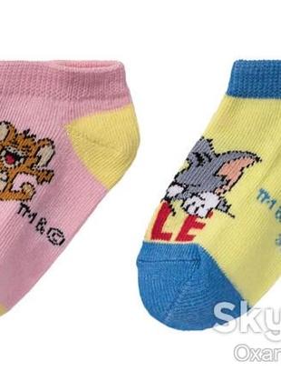 Носки шкарпетки низькі tom and jerry lupilu набір 2 п eur 27-30 (