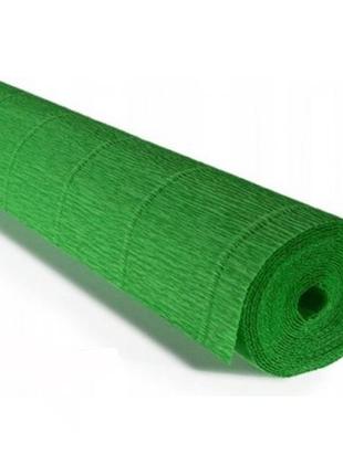 Гофропапір зелений 144 г/м2, 50*250 см, green 563, cartotecnica rossi