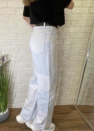 Крутые джинсы палаццо bershka6 фото