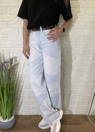 Крутые джинсы палаццо bershka3 фото