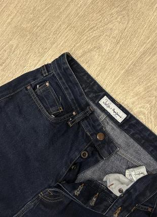 Джинси темно-сині, прямі джинси dis lipa x pepe jeans, selvedge denim6 фото