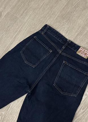 Джинси темно-сині, прямі джинси dis lipa x pepe jeans, selvedge denim7 фото