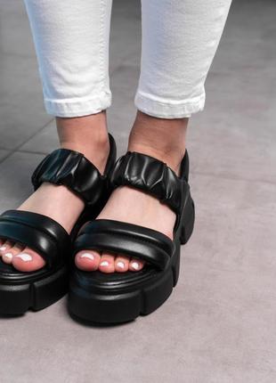 Жіночі сандалі fashion aimsley 3612 40 розмір 25,5 см чорний