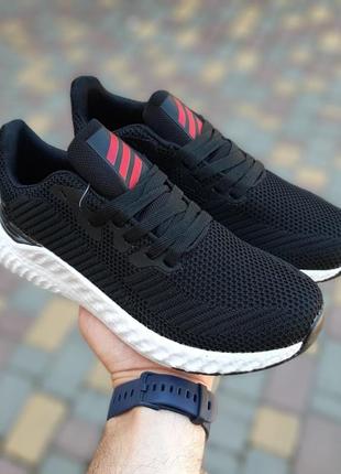 Adidas черные с красным