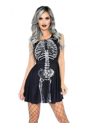 Плаття скелет на хелловін leg avenue skeleton babe розмір s